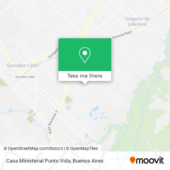 Casa Ministerial Punto Vida map