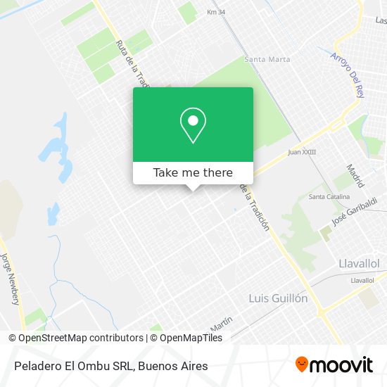 Mapa de Peladero El Ombu SRL