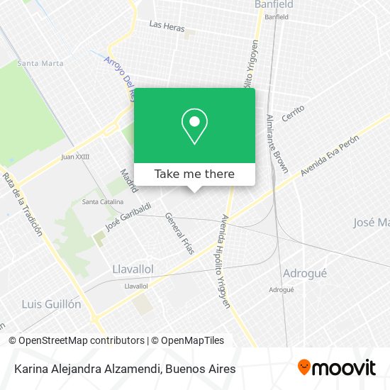 Karina Alejandra Alzamendi map