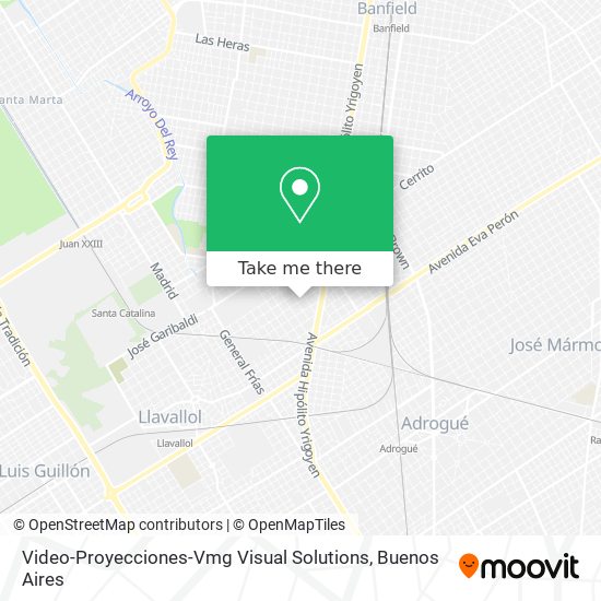 Mapa de Video-Proyecciones-Vmg Visual Solutions