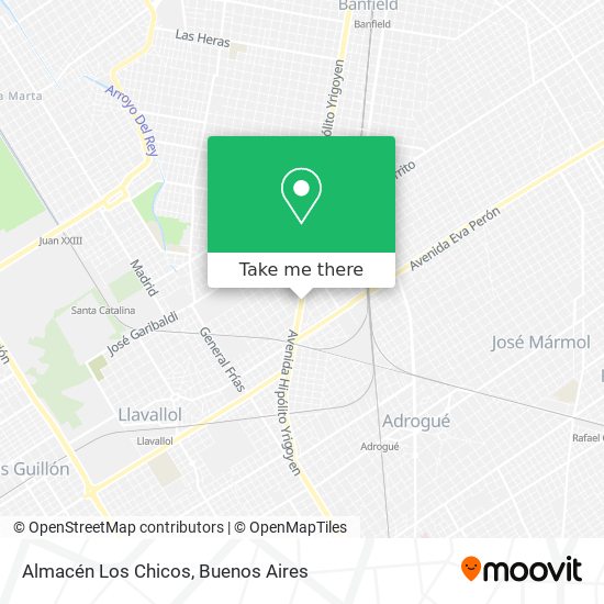 Almacén Los Chicos map