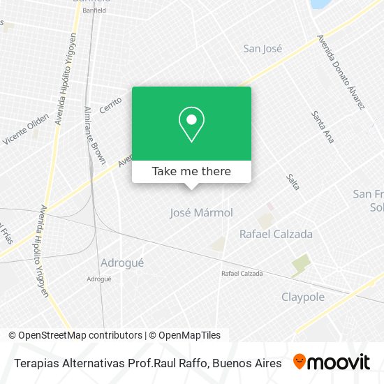 Mapa de Terapias Alternativas Prof.Raul Raffo