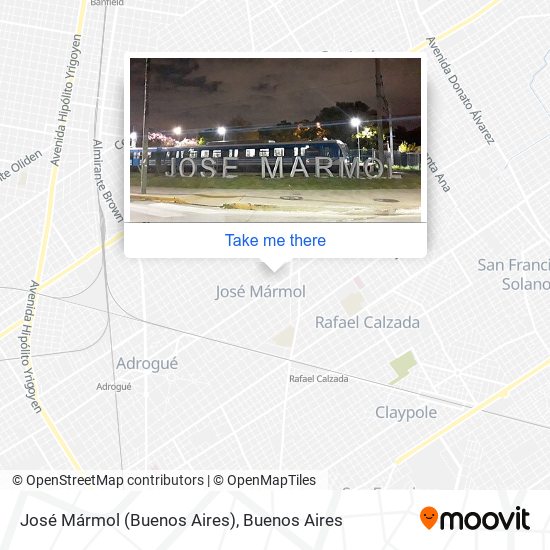 Mapa de José Mármol (Buenos Aires)
