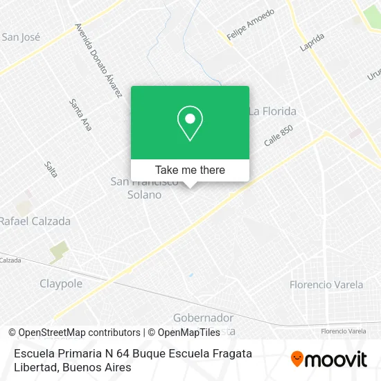 Escuela Primaria N 64 Buque Escuela Fragata Libertad map