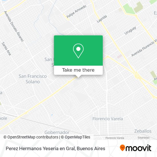 Perez Hermanos Yeseria en Gral map