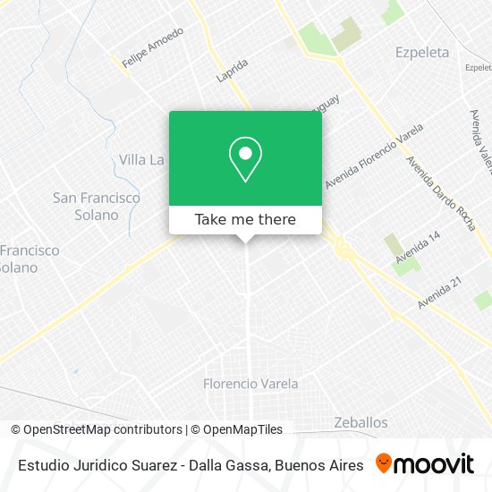 Estudio Juridico Suarez - Dalla Gassa map