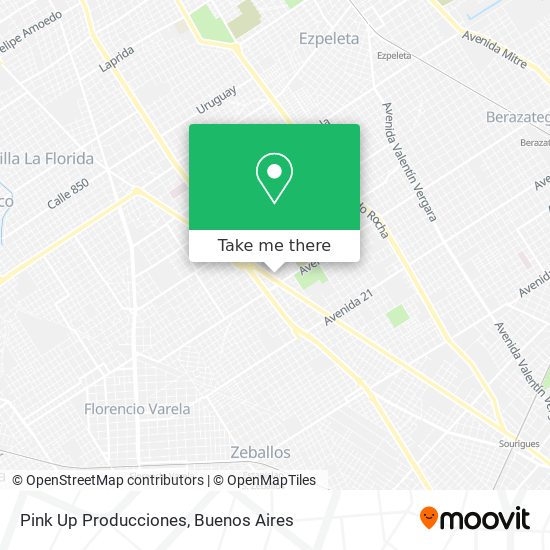 Pink Up Producciones map