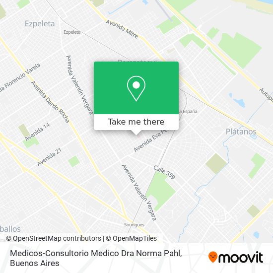 Medicos-Consultorio Medico Dra Norma Pahl map