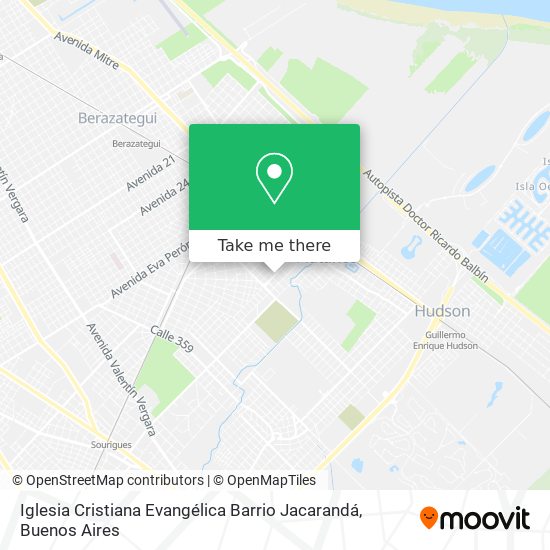 Iglesia Cristiana Evangélica Barrio Jacarandá map