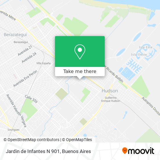 Mapa de Jardin de Infantes N 901