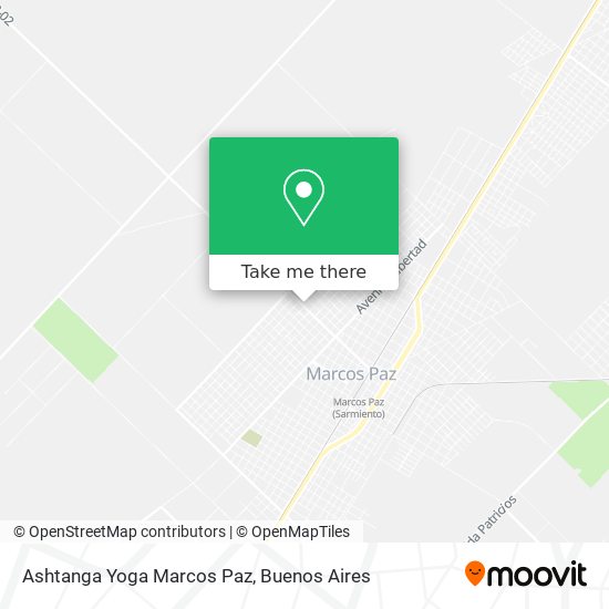 Ashtanga Yoga Marcos Paz map