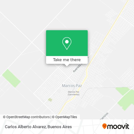 Carlos Alberto Alvarez map