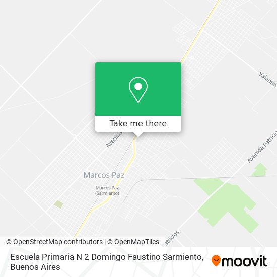 Escuela Primaria N 2 Domingo Faustino Sarmiento map