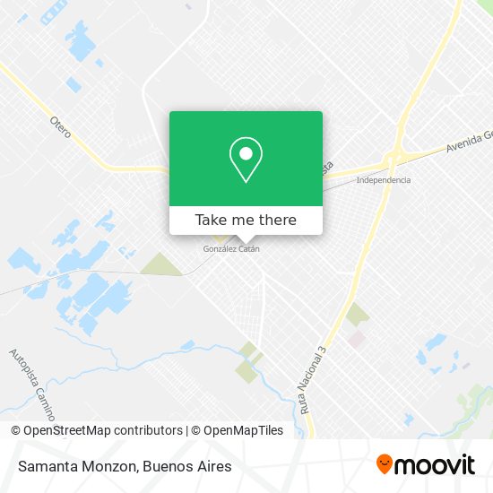 Mapa de Samanta Monzon