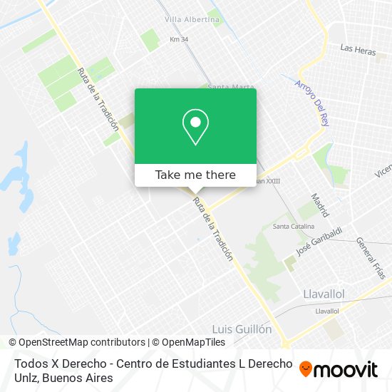 Todos X Derecho - Centro de Estudiantes L Derecho Unlz map