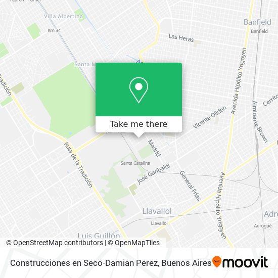 Construcciones en Seco-Damian Perez map