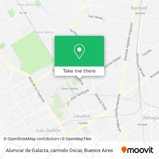 Mapa de Alumcar de Galarza, carmelo Oscar