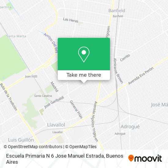 Escuela Primaria N 6 Jose Manuel Estrada map