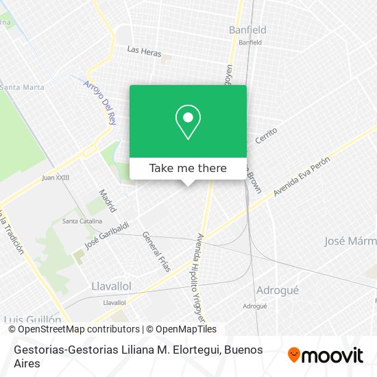 Gestorias-Gestorias Liliana M. Elortegui map