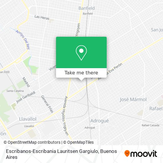 Escribanos-Escribania Lauritsen Gargiulo map
