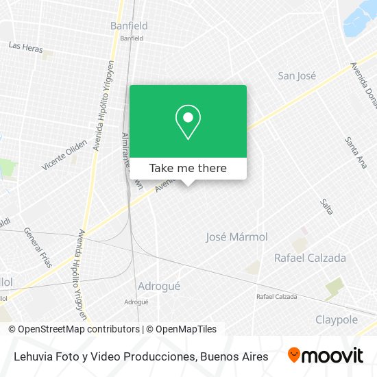 Mapa de Lehuvia Foto y Video Producciones
