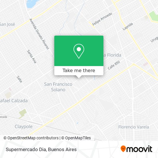 Supermercado Dia map