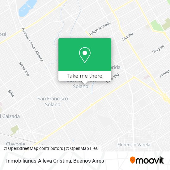 Inmobiliarias-Alleva Cristina map