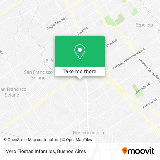 Vero Fiestas Infantiles map