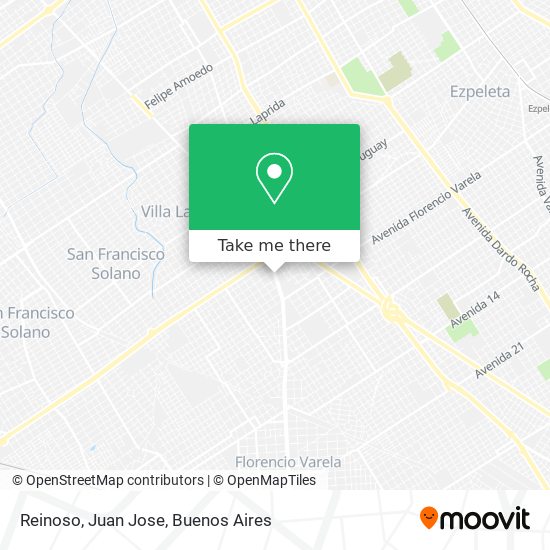 Reinoso, Juan Jose map