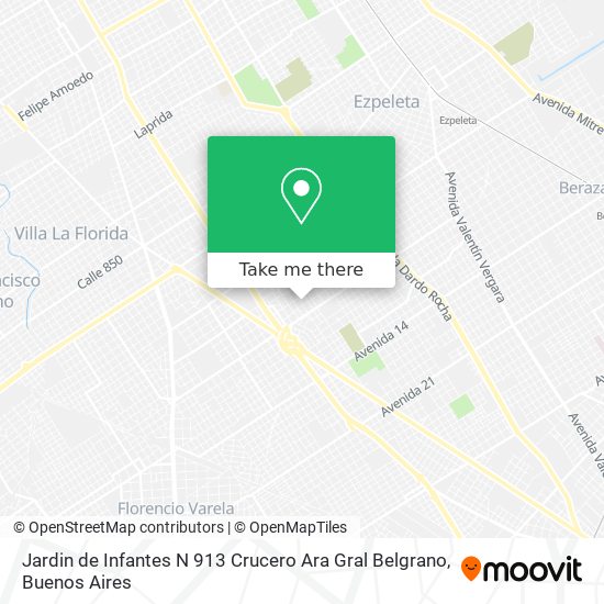 Jardin de Infantes N 913 Crucero Ara Gral Belgrano map