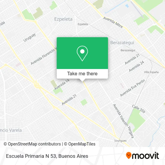 Escuela Primaria N 53 map