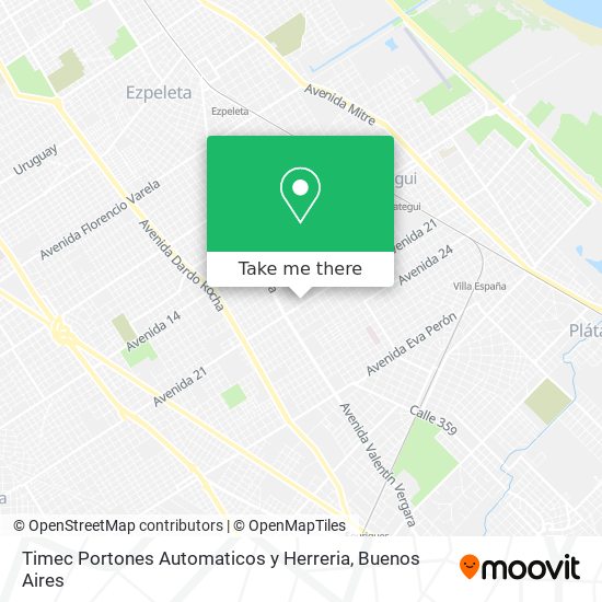 Mapa de Timec Portones Automaticos y Herreria