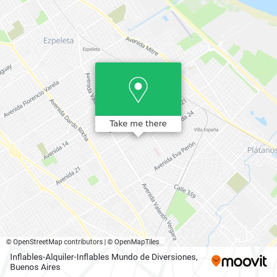 Inflables-Alquiler-Inflables Mundo de Diversiones map