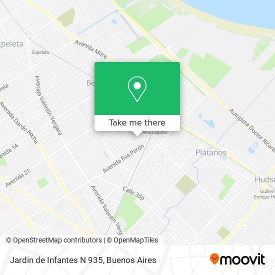 Jardin de Infantes N 935 map