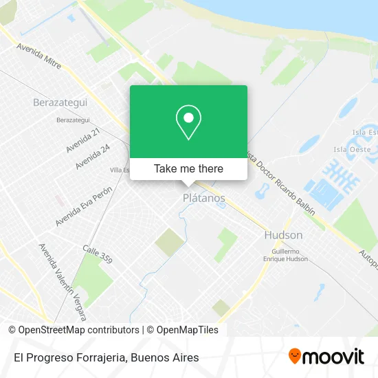 Mapa de El Progreso Forrajeria