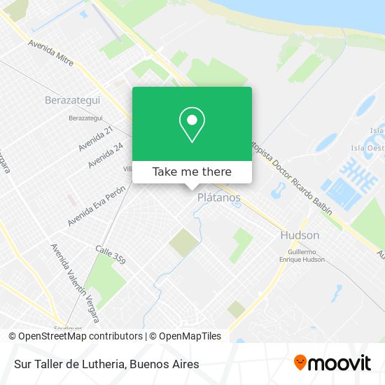 Sur Taller de Lutheria map