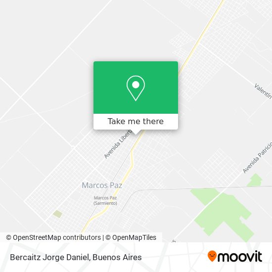 Bercaitz Jorge Daniel map