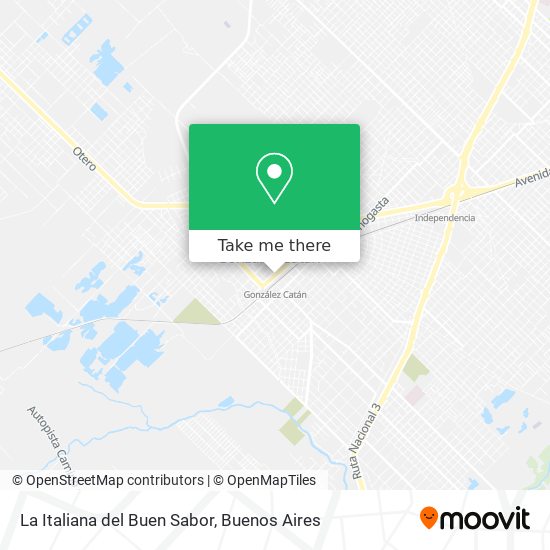 La Italiana del Buen Sabor map