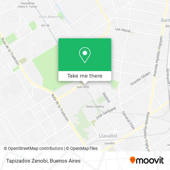 Mapa de Tapizados Zenobi