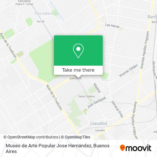 Museo de Arte Popular Jose Hernández map