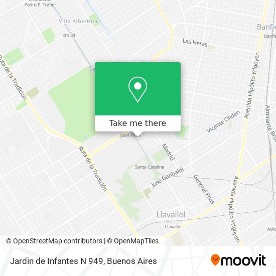 Jardin de Infantes N 949 map