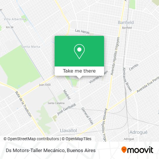 Mapa de Ds Motors-Taller Mecánico