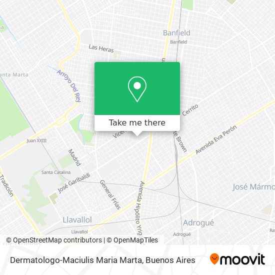 Dermatologo-Maciulis Maria Marta map