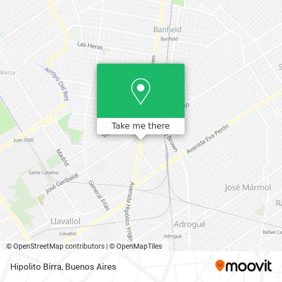 Hipolito Birra map