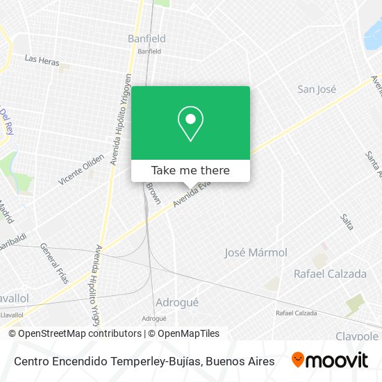 Centro Encendido Temperley-Bujías map