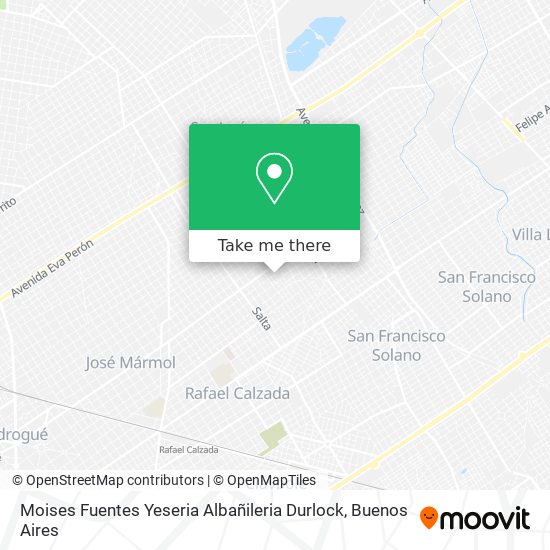 Moises Fuentes Yeseria Albañileria Durlock map