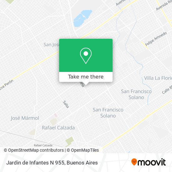 Jardin de Infantes N 955 map
