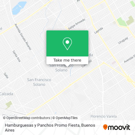 Hamburguesas y Panchos Promo Fiesta map