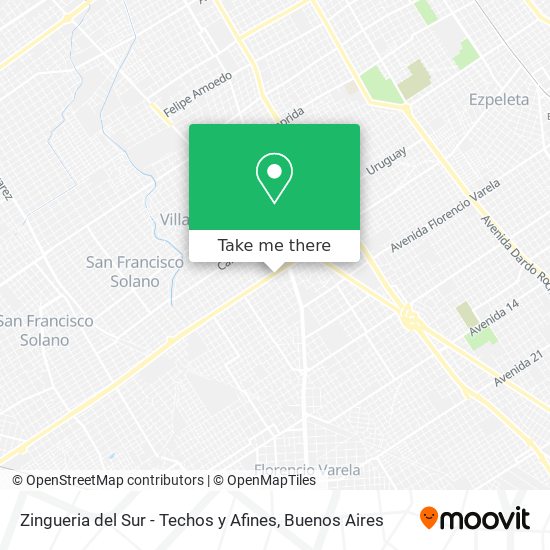 Zingueria del Sur - Techos y Afines map