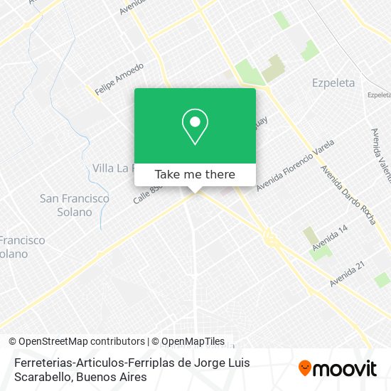 Mapa de Ferreterias-Articulos-Ferriplas de Jorge Luis Scarabello